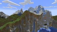 This seed provides some beautiful vistas (Image via Mojang)
